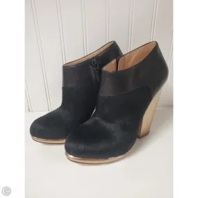 Boots Ankle Heels By Cole-haan In Black & Gold, Size: 6 Versatile Upper Travel Routine