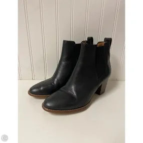 Move Around Contoured Footbed Shape Boots Ankle Heels By Madewell In Black, Size: 6.5