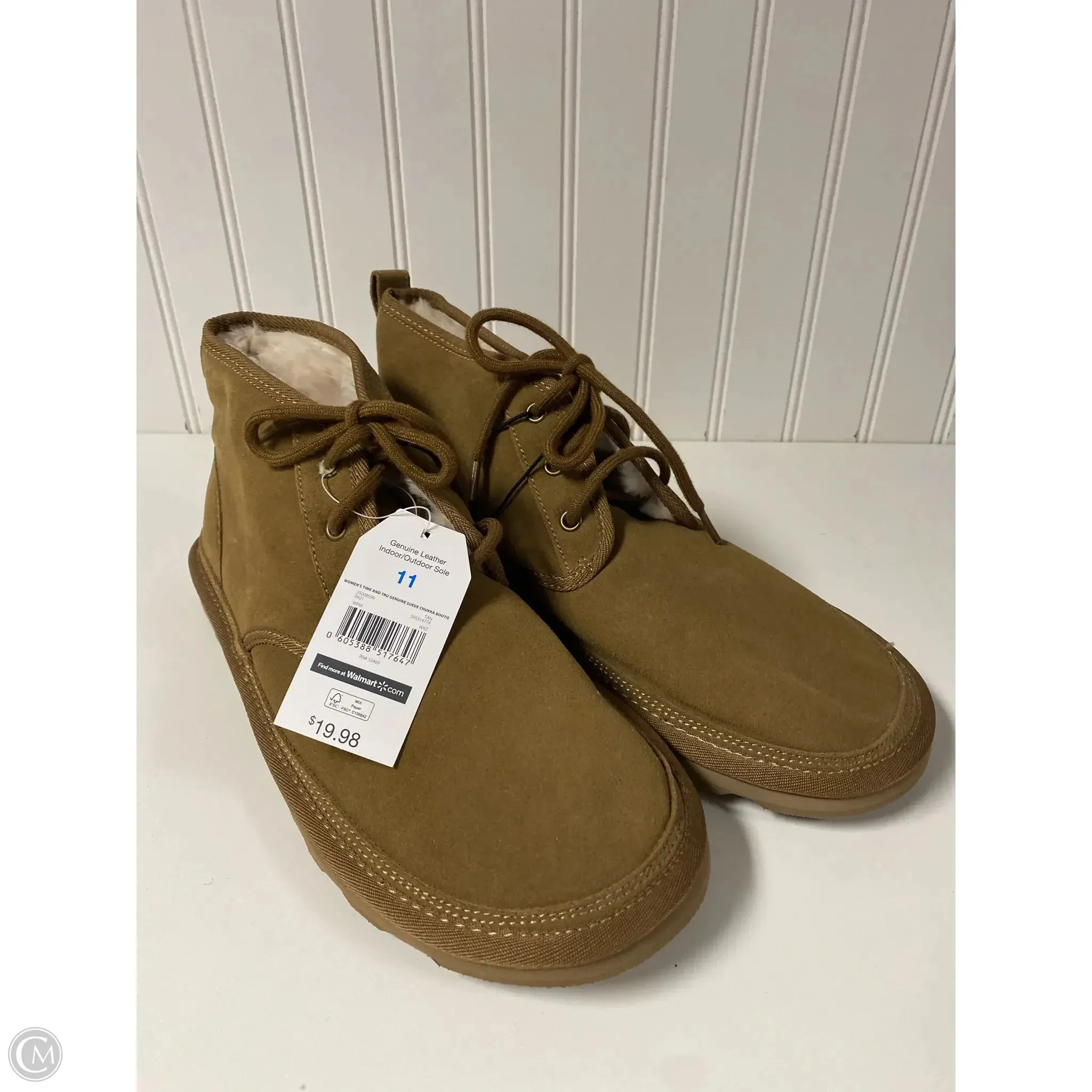 Boots Ankle Heels By Time And Tru In Tan, Size: 11 Comfortable Forefoot Weight Balance