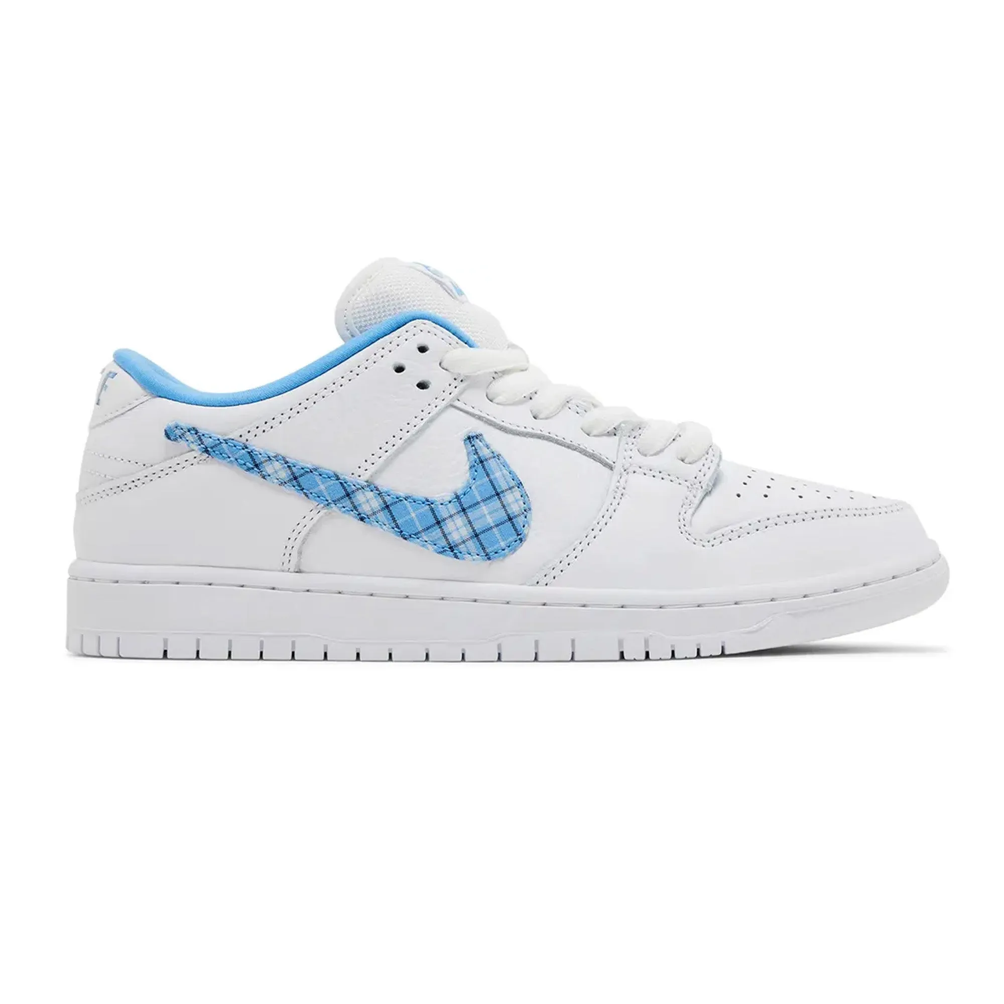 Non Marking Rubber Nike Dunk Low Pro SB Nicole Hause 'White University Blue'