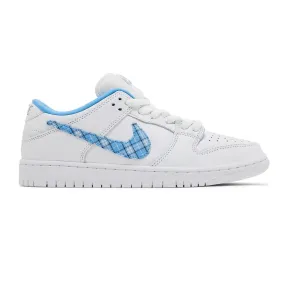 Non Marking Rubber Nike Dunk Low Pro SB Nicole Hause 'White University Blue'