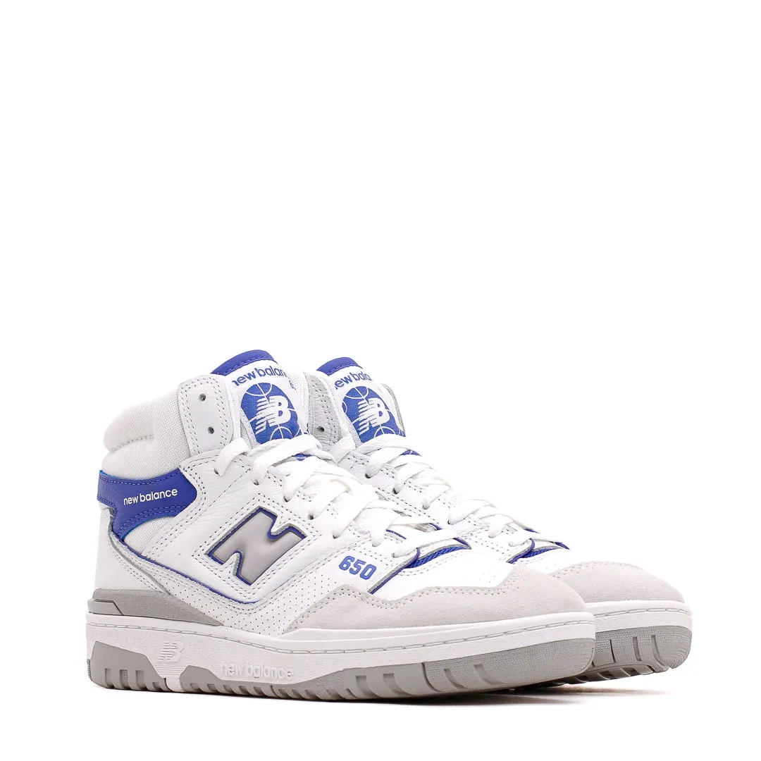 New Balance Men 650R White BB650RWI running in park Shock - absorbing midsole
