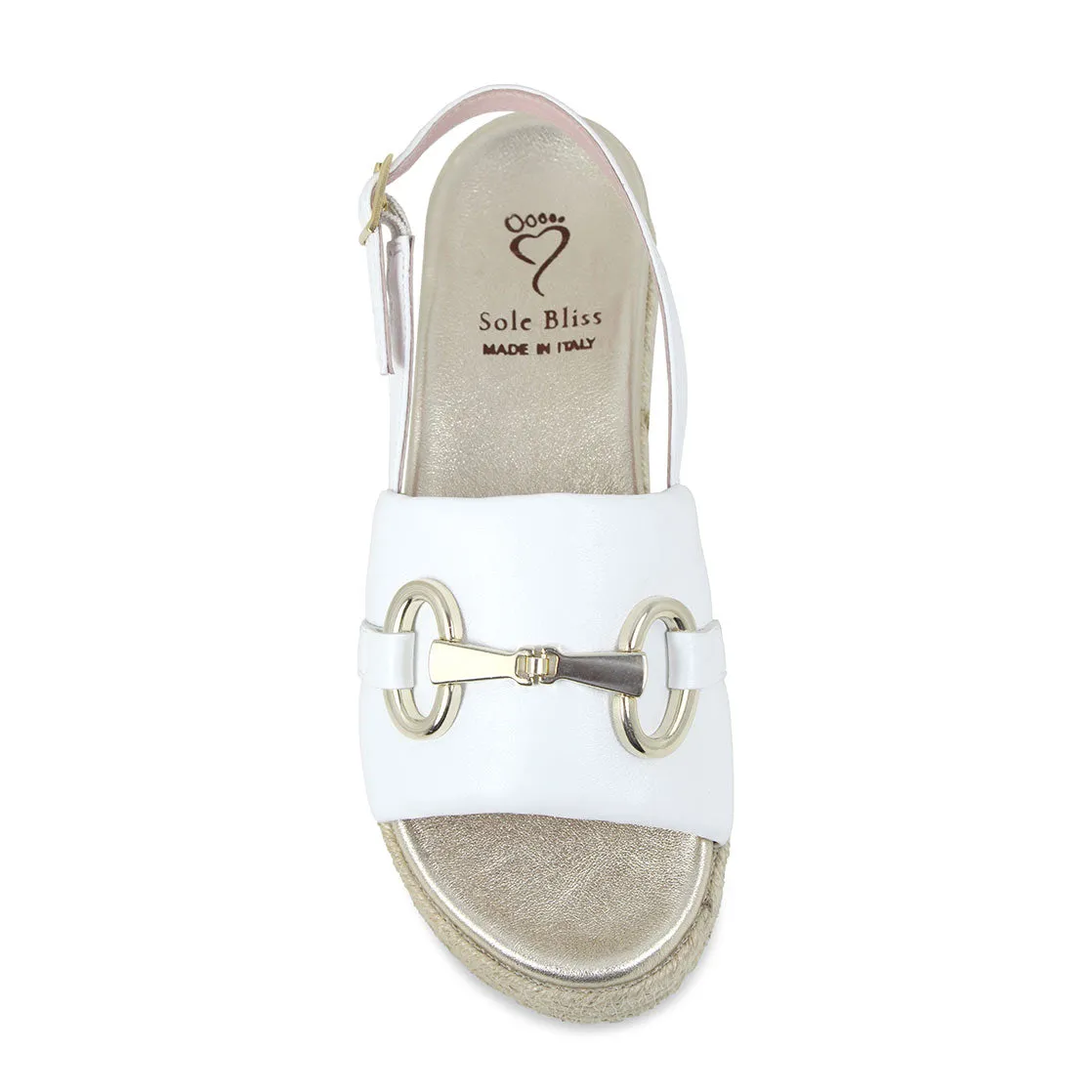 Bree: White Leather Stay Active