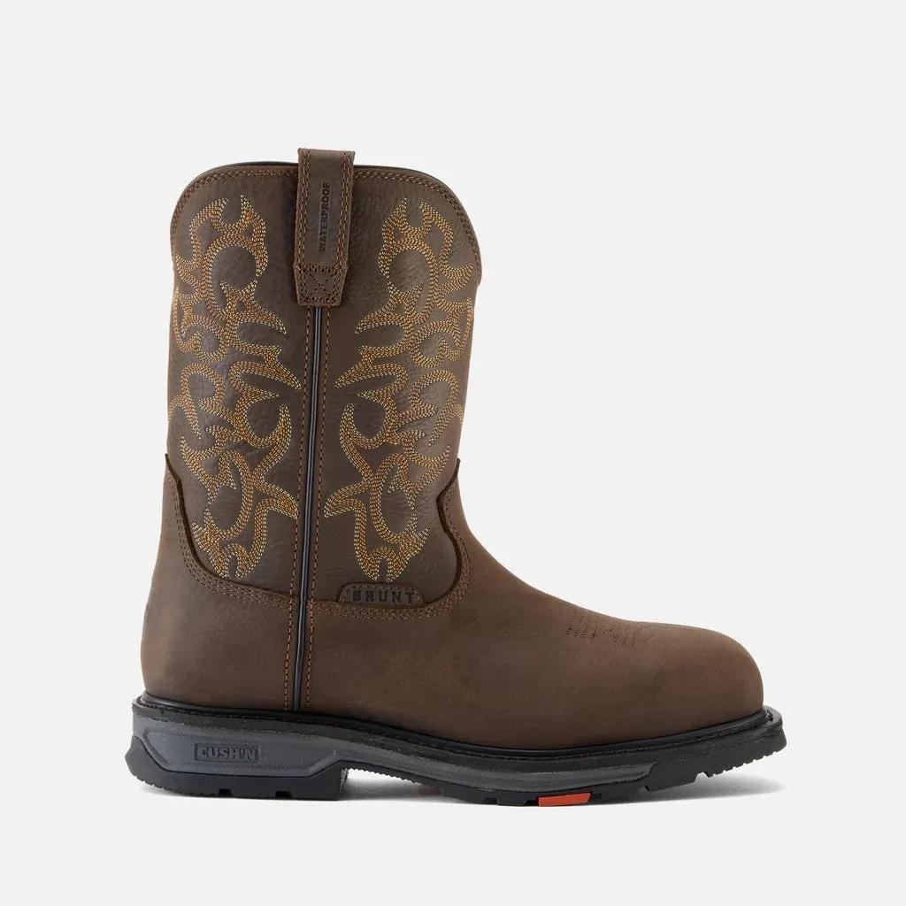 Street Vibe BRUNT Men's The Vastbinder 10" Waterproof Comp Toe Western Boot