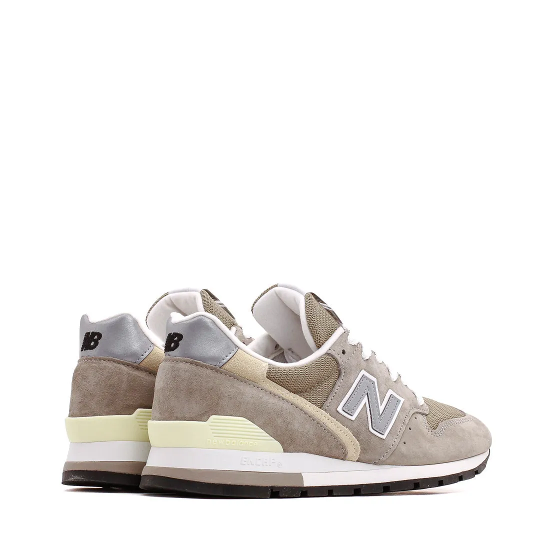 Comfortable Fitment New Balance Unisex 996 Grey Made In USA U996GR