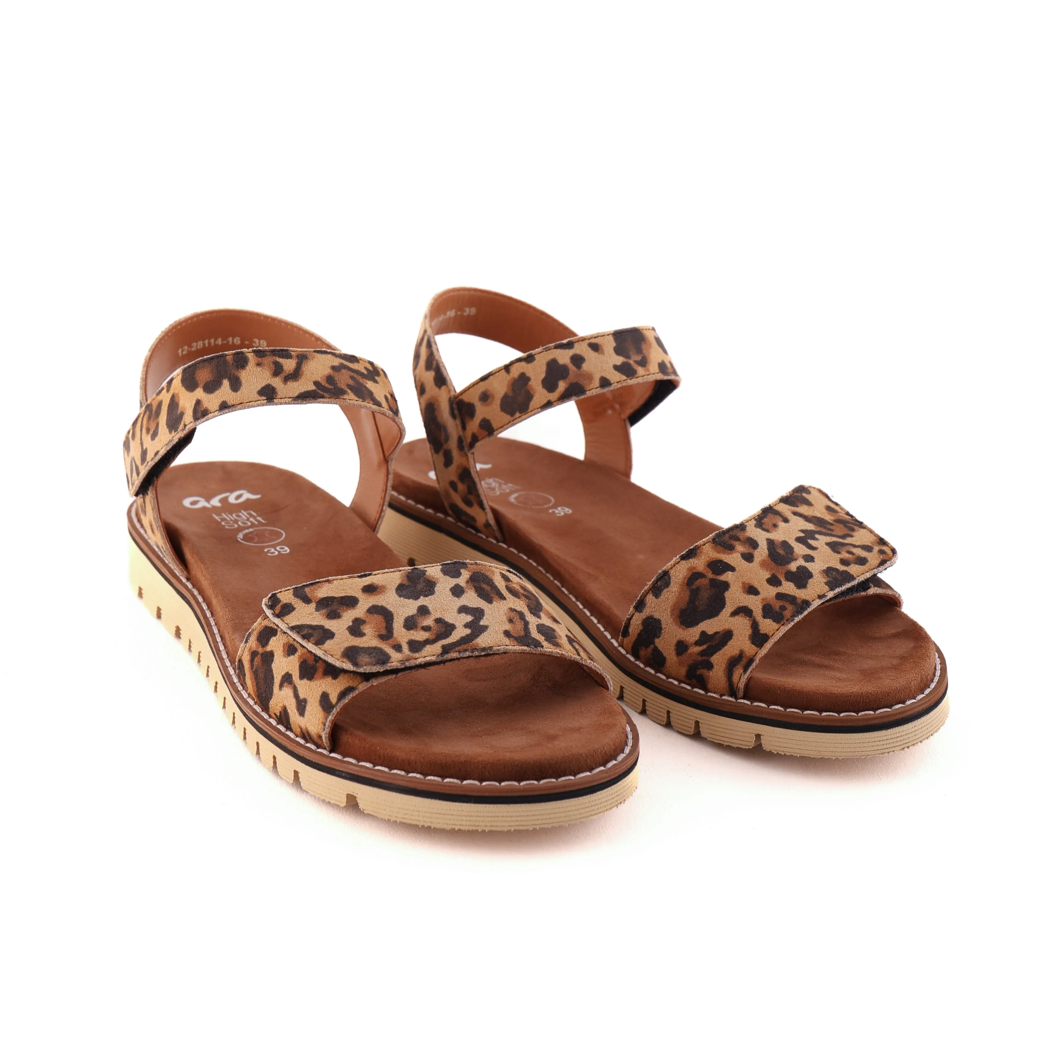 28114 Leopard Suede Chic Casual Shoes for Travel