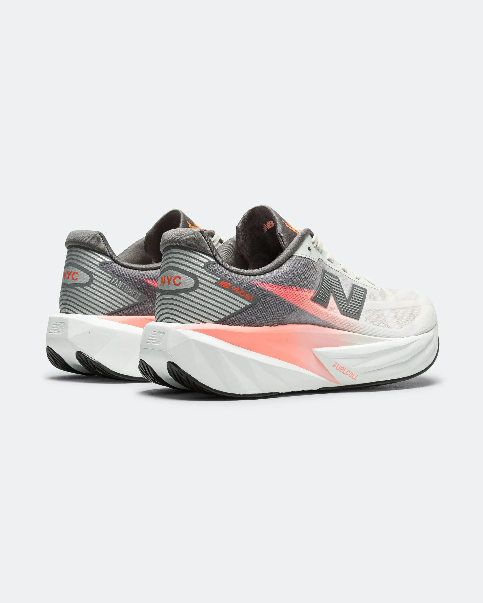 Mens FuelCell Rebel v5 NYC Marathon - Grapefruit/Grey Matter-Poppy Farm Step