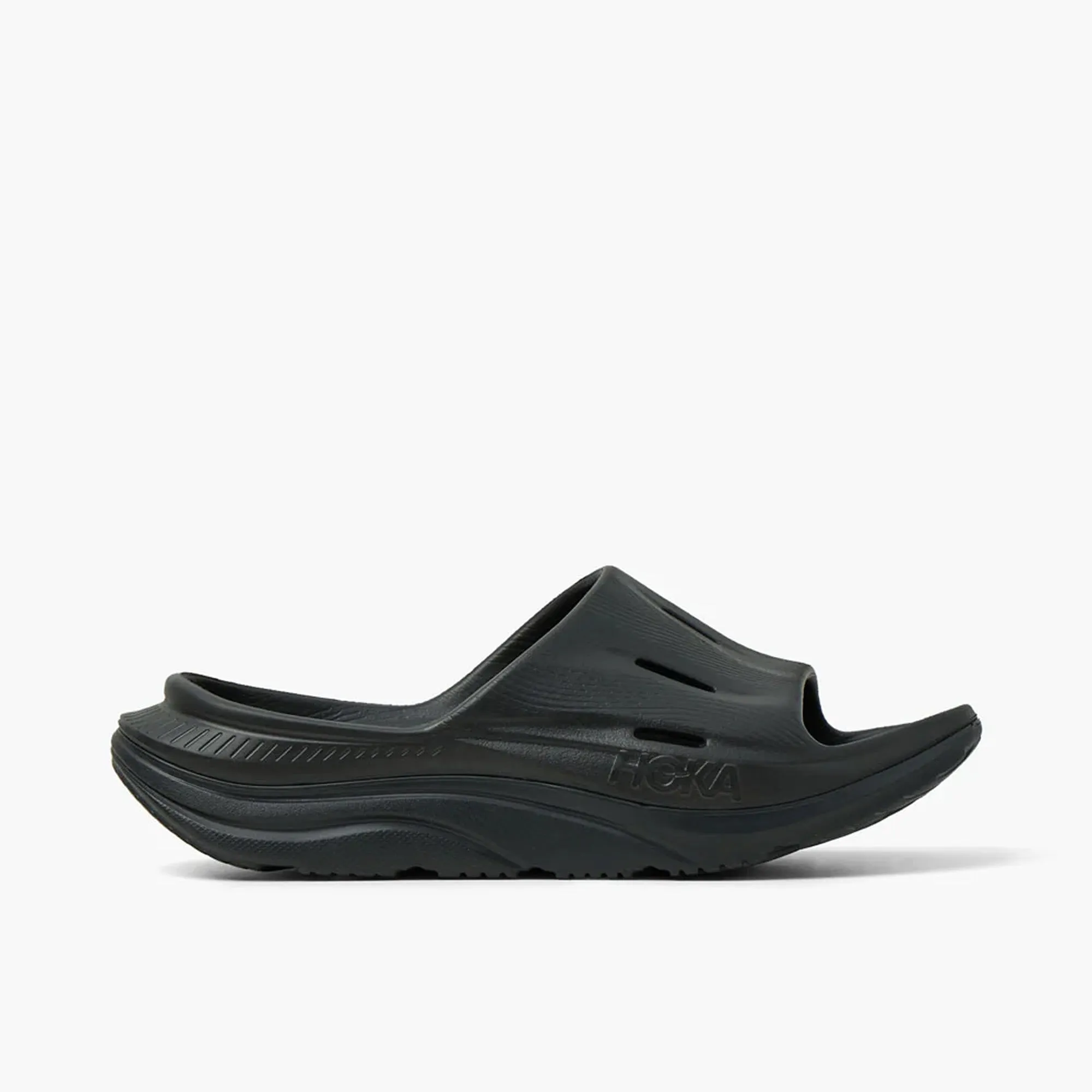 Hoka Ora Recovery Slide 3 Black / Black Chase Step