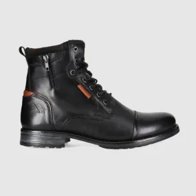 Storm Wear Rugged And Durable Porter Lace Up Boots Black
