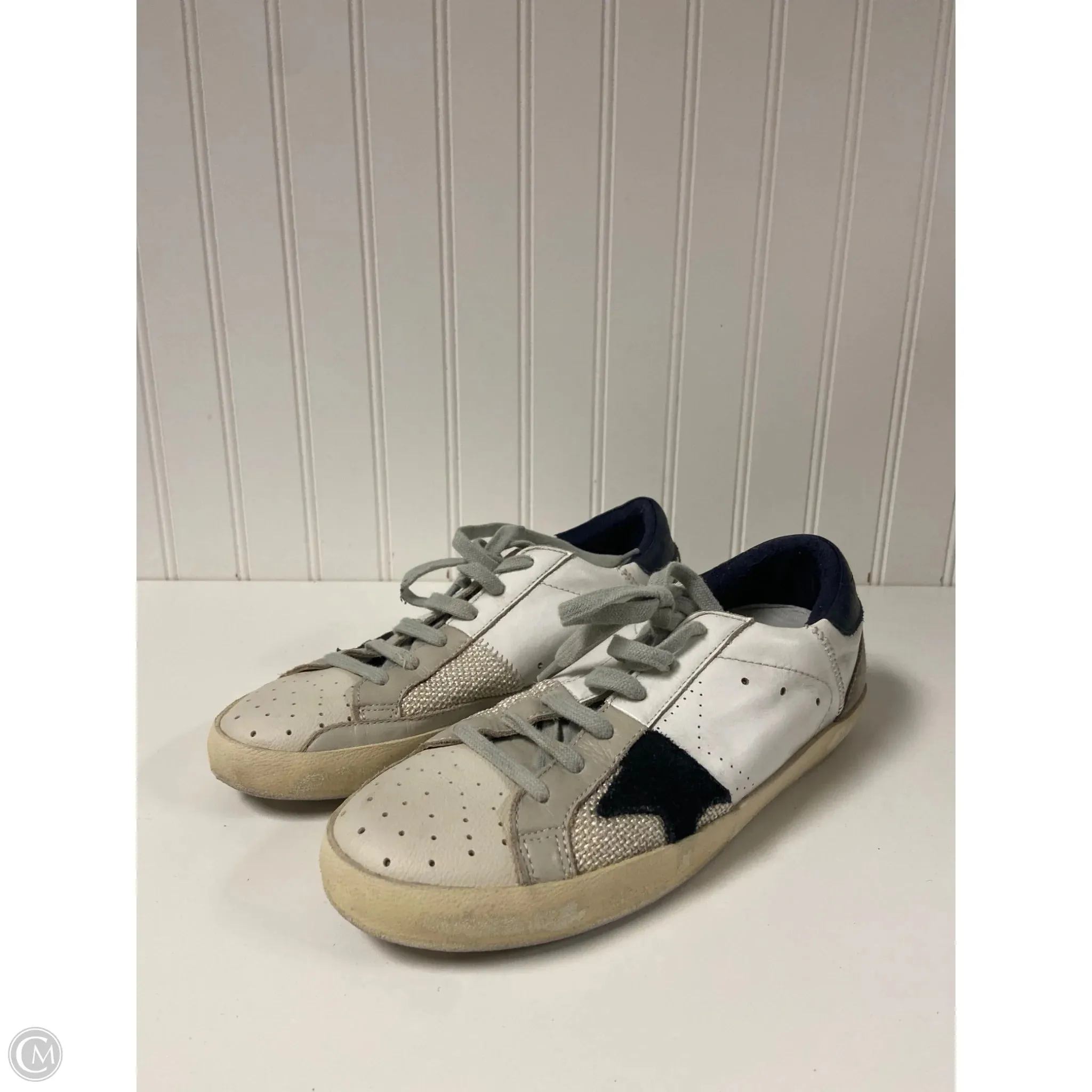 Shoes Luxury Designer By Golden Goose In Taupe, Size: 8.5 or 39 travel mode