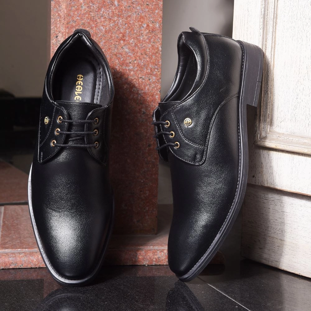 Classic Accent Healers By Liberty Mens SAGAR-16 Black Formal Lacing Shoes