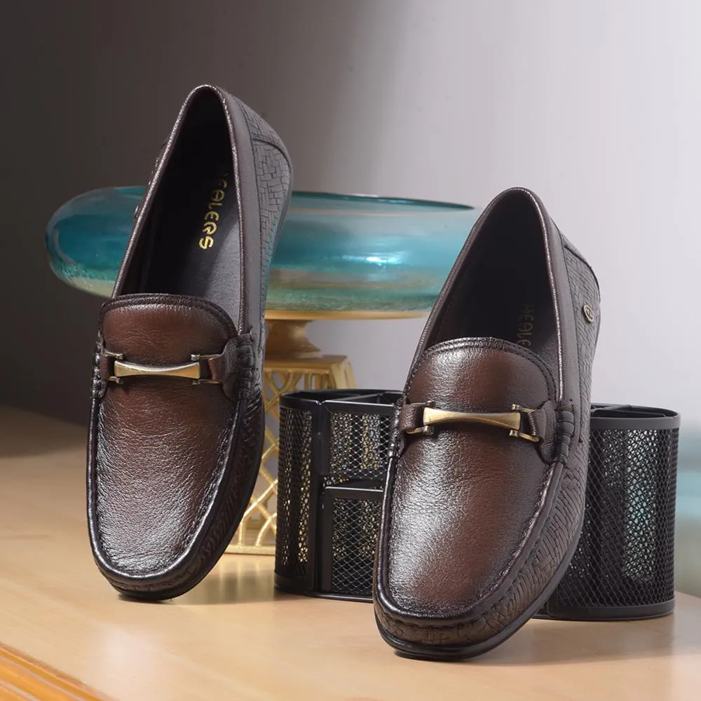 Healers By Liberty Mens OSL-49 Brown Formal Loafers Bespoke Make