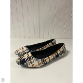 Slip Resistant Shoes Flats By Kelly And Katie In Black & Yellow, Size: 9