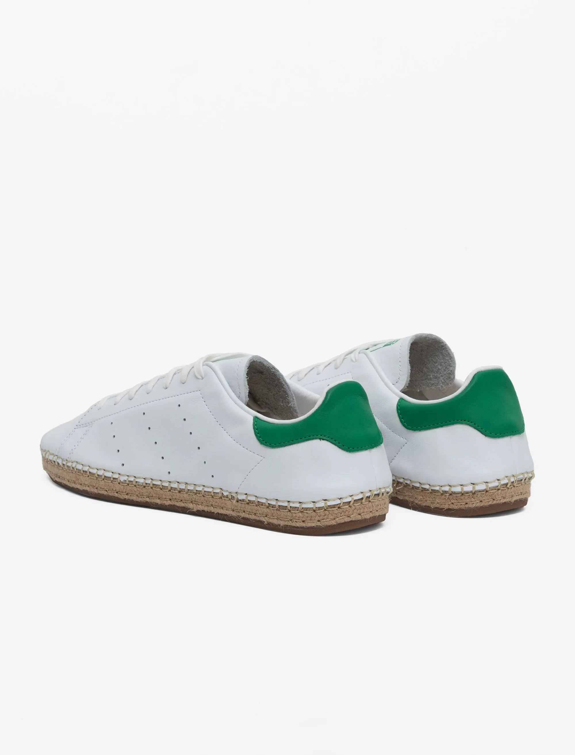 Flexible Sole Design CLOT by EC Stan Smith Espadrille (White)