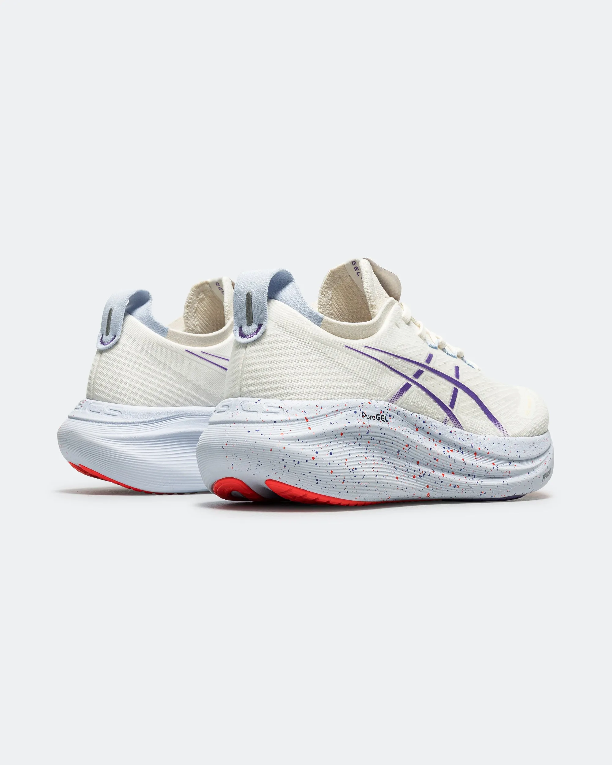 Outfit Neutral Secure fit Mens Gel-Nimbus 27 Tokyo - Cream/Edo Purple