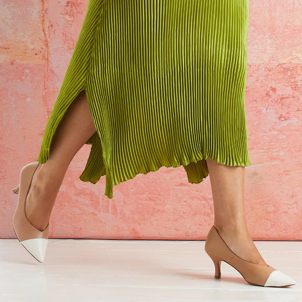 All Season Use Sport Look Cora: Nude & Cream Leather