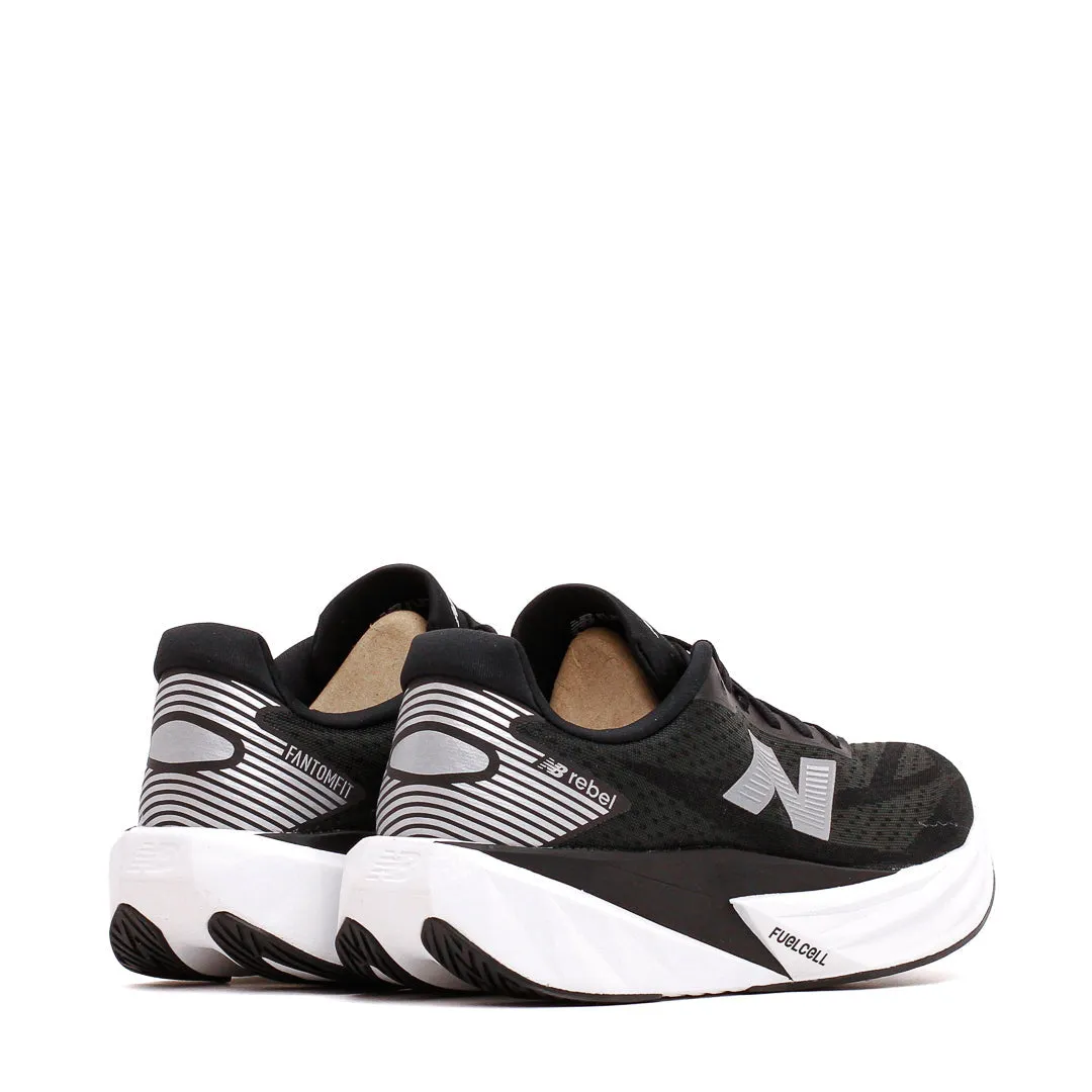 Rebound Enhancing Tech Quick Lacing System New Balance Men FuelCell Rebel v5 Black MFCXLO5