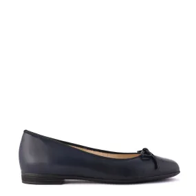 41329 Navy Easy Fit Flats