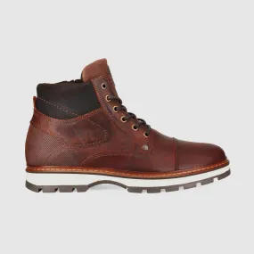 Blackwood Lace Up Boots Rust Comfortable Stability Breathable