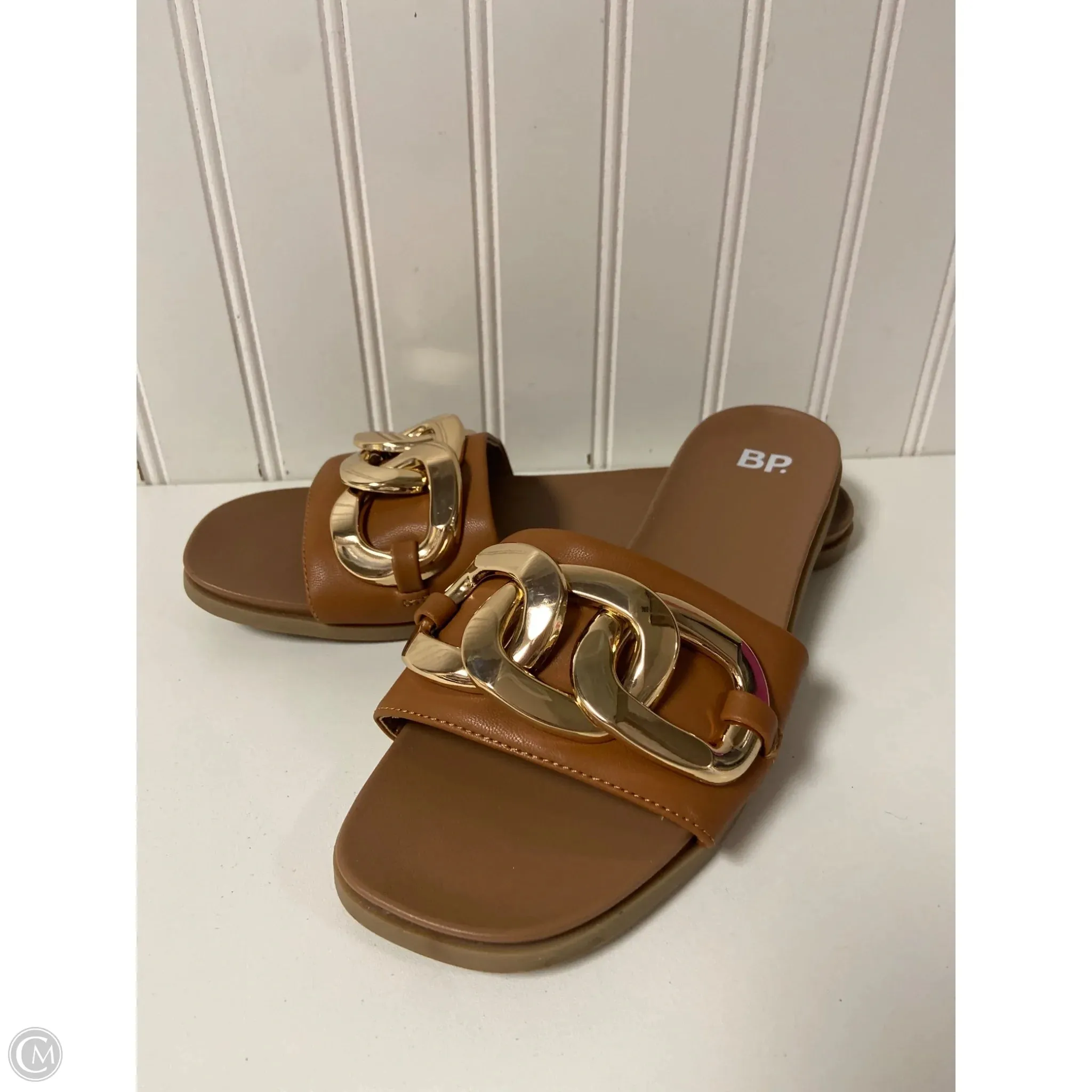 Sandals Flats By Bp In Taupe, Size: 8 Match Go Pavement Ready