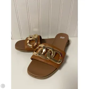 Sandals Flats By Bp In Taupe, Size: 8 Match Go Pavement Ready