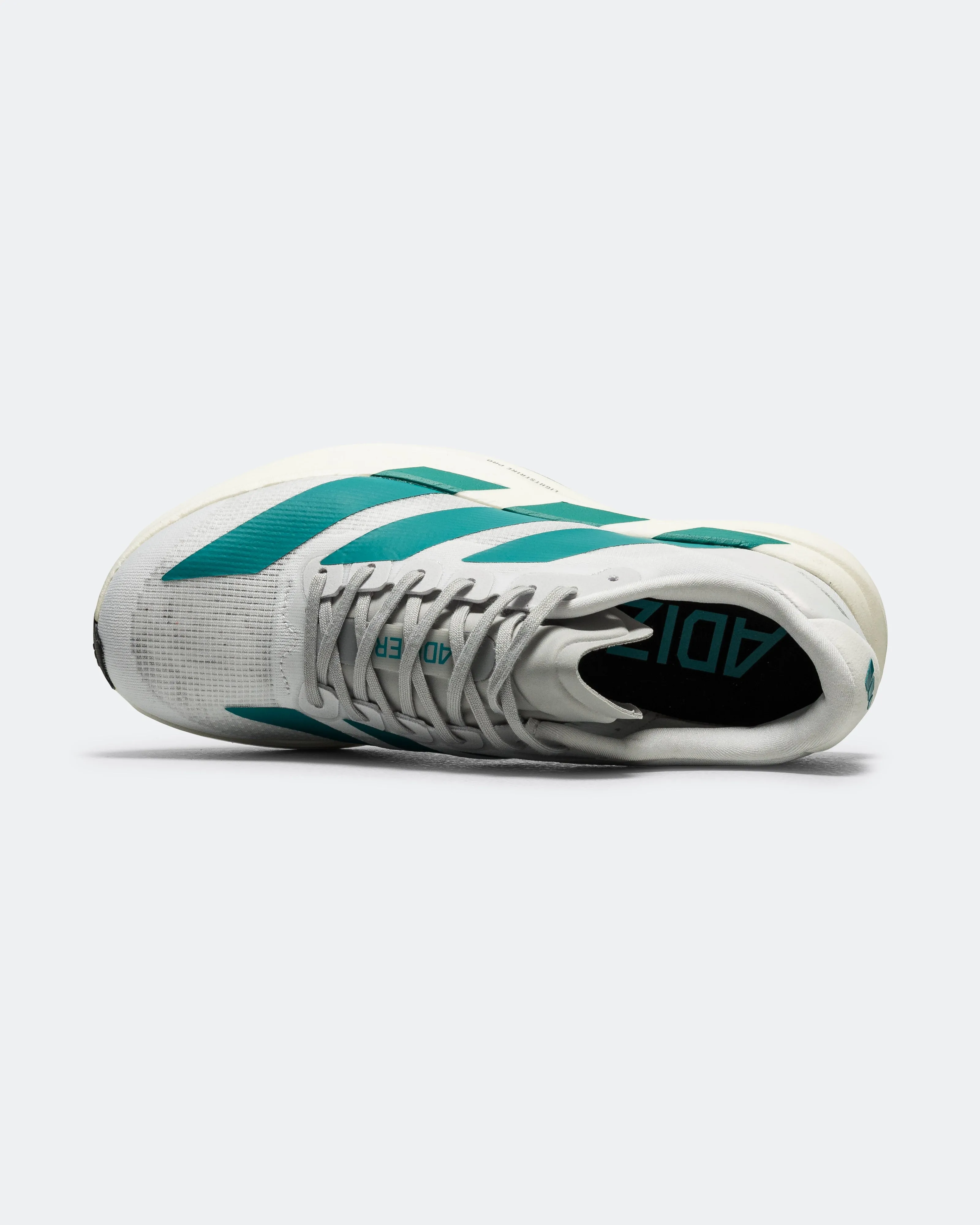 Active feel Flexible Support Womens Adizero Evo SL - Cloud White/Pure Teal-Grey Four