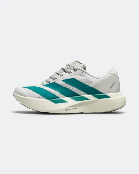 Womens Adizero Evo SL - Cloud White/Pure Teal-Grey Four Thermoregulating Lining