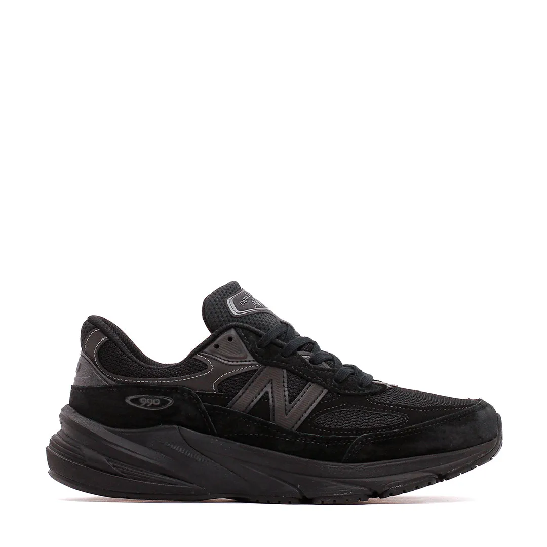 cushioned running pick Airflow Optimized Mesh New Balance Unisex 990v6 Black Made In USA U990BB6