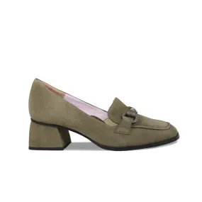 Giselle: Khaki Suede Comfortable Style