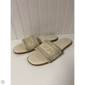 Sandals Flats By A New Day In Cream, Size: 9 All-Purpose Comfort Free Move