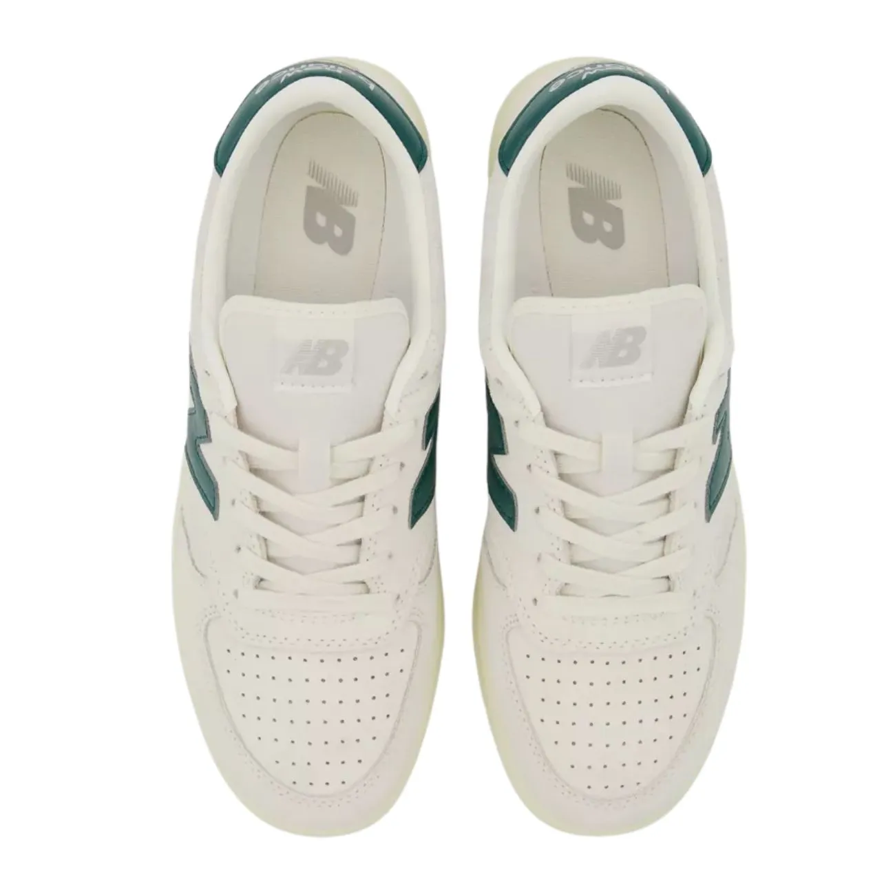 Tenis Hombre New Balance T500 Blanco Verde hill - running shoes