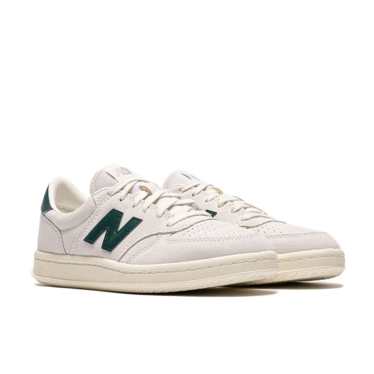 Hyperbolic Midsole Sculpting Running Event Tenis Hombre New Balance T500 Blanco Verde