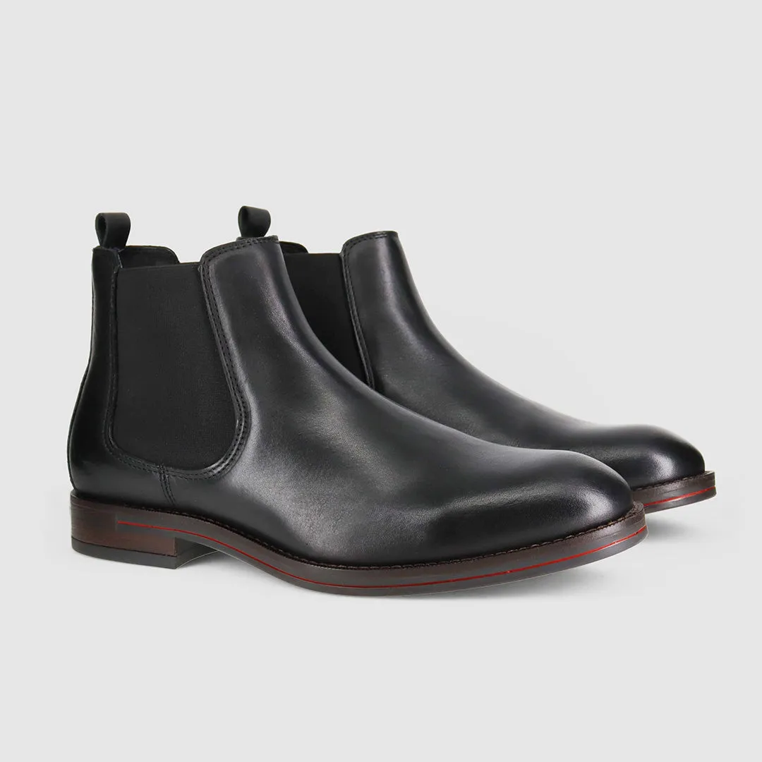 Winner Chelsea Boots Black Cushioned Step Functional Minimalist Reliable Grip