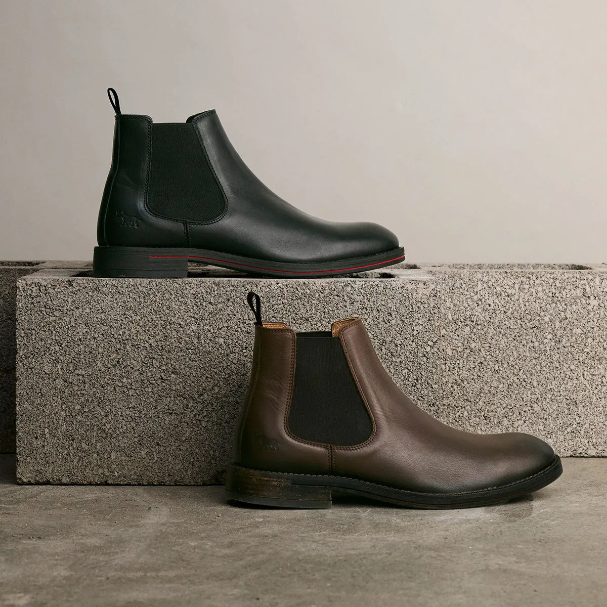 Winner Chelsea Boots Black Tough Sole