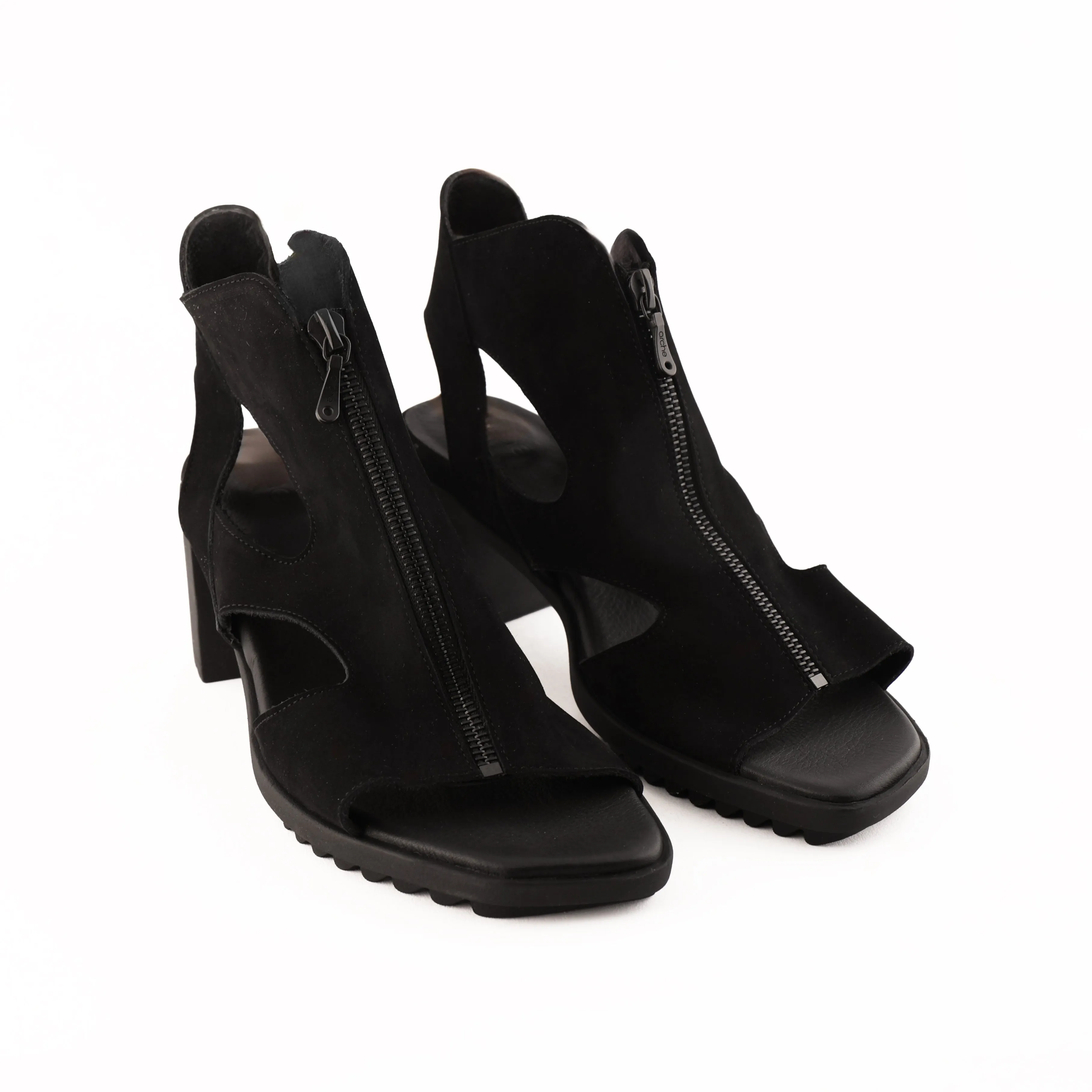 SHAZZY Black Nubuck Everyday Walking Shoes Flex Groove Engineering