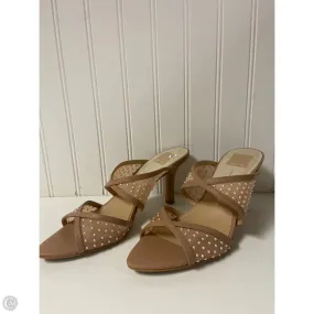 Scratch Resistant Toe Mesh Fabric Sandals Heels Stiletto By Dolce Vita In Pink, Size: 8.5