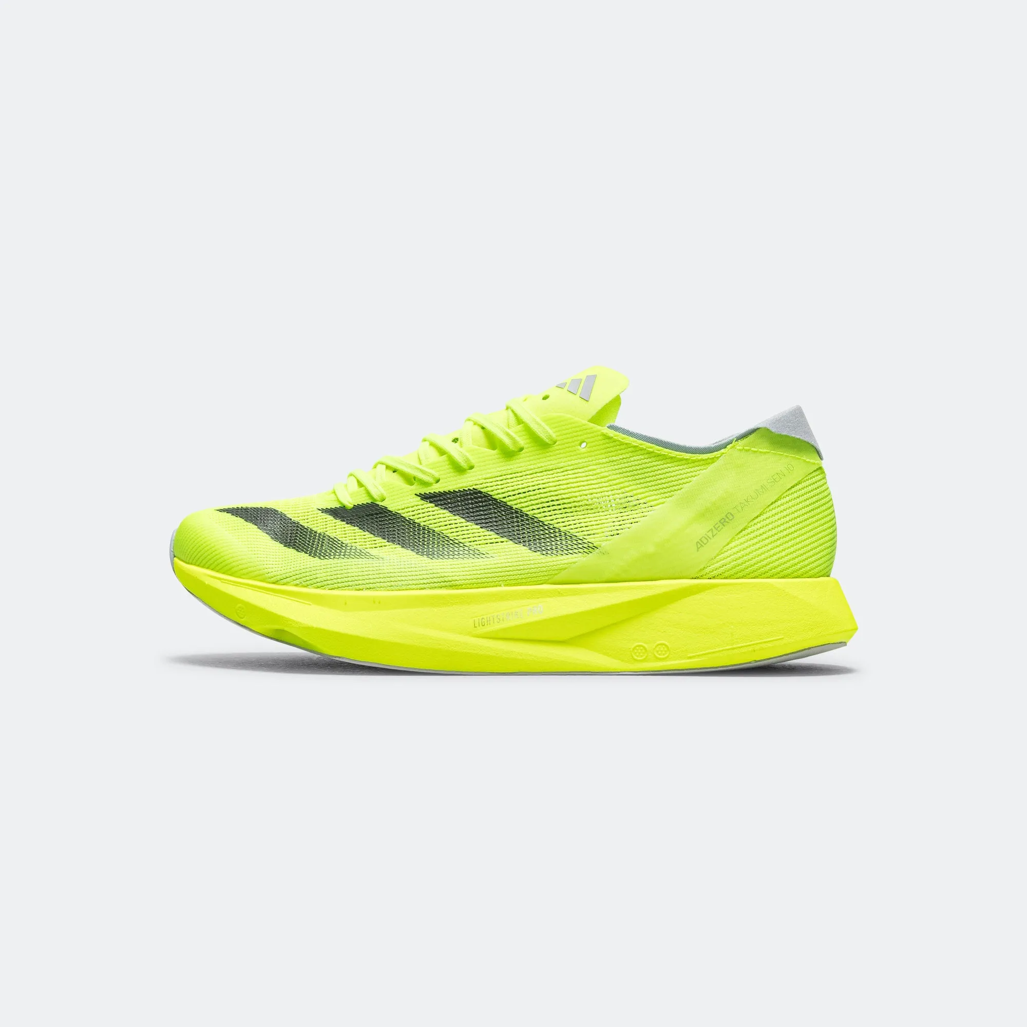 Compact Build Smooth Lines Mens Adizero Takumi Sen 10 - Lucid Lemon/Core Black-Halo Silver