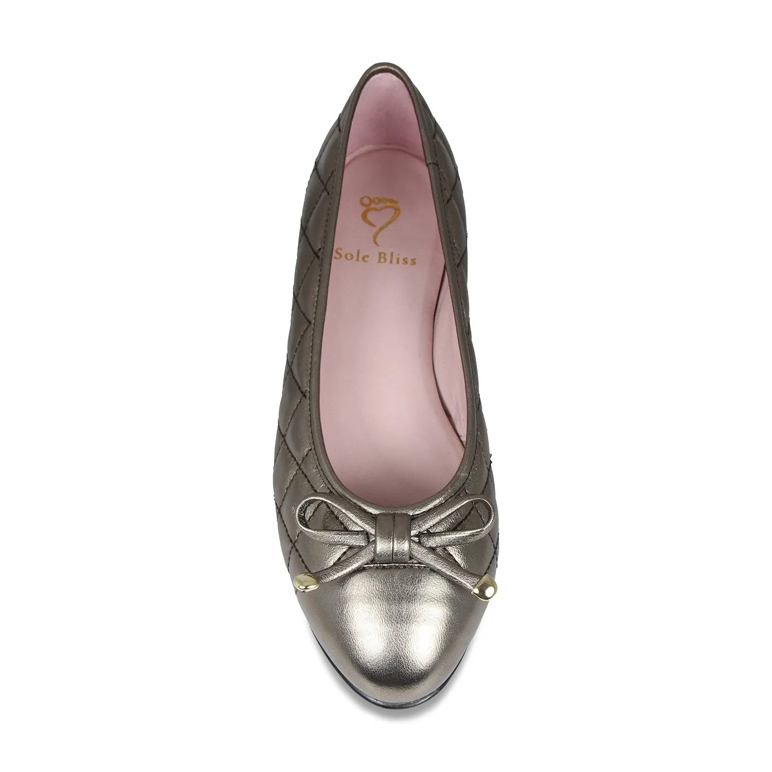 Foot Control Royal: Bronze Quilted Leather