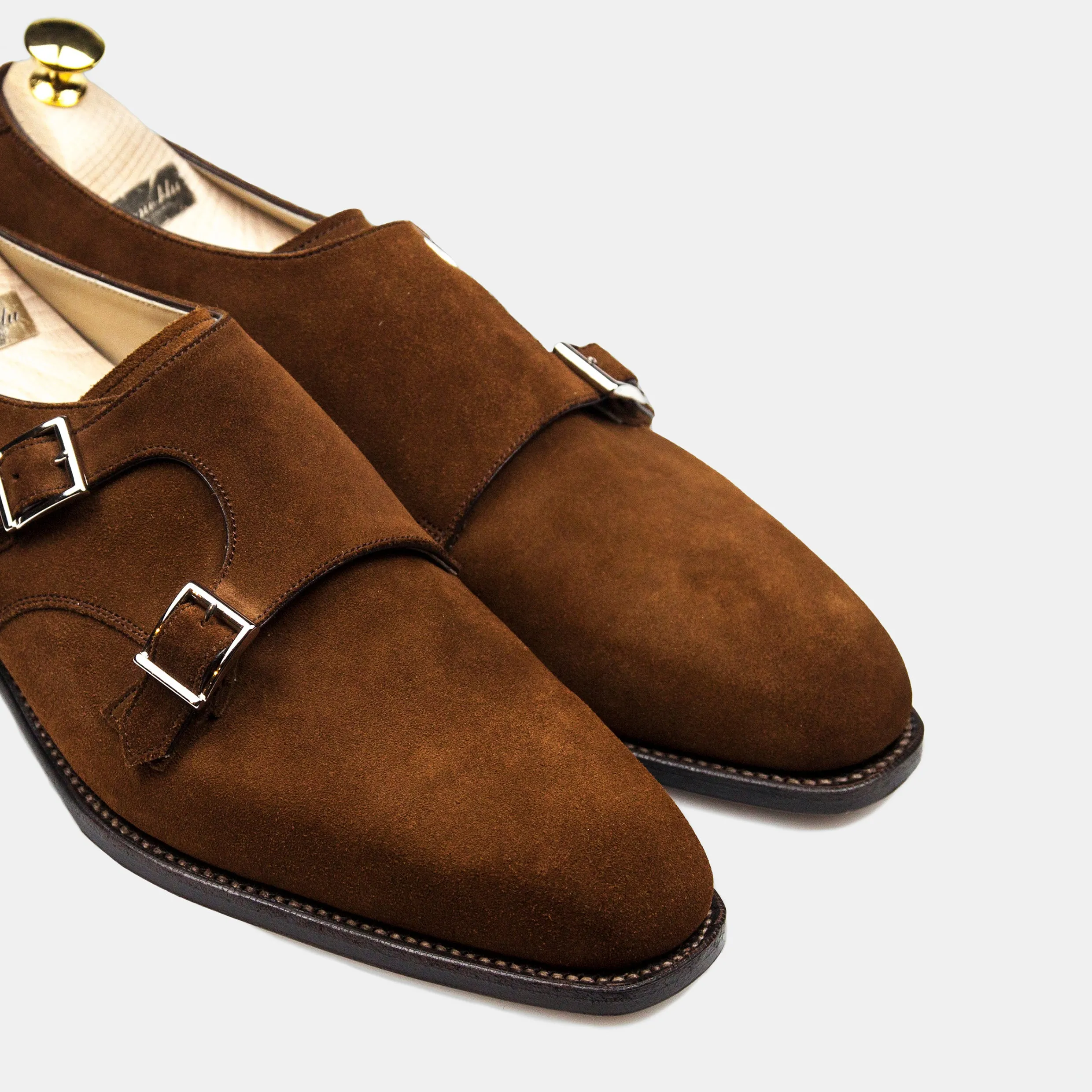 Mules style Corno Blu 'Cancer' Suede Monk