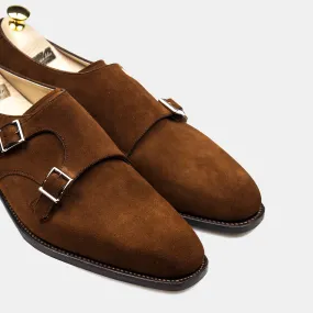 Mules style Corno Blu 'Cancer' Suede Monk