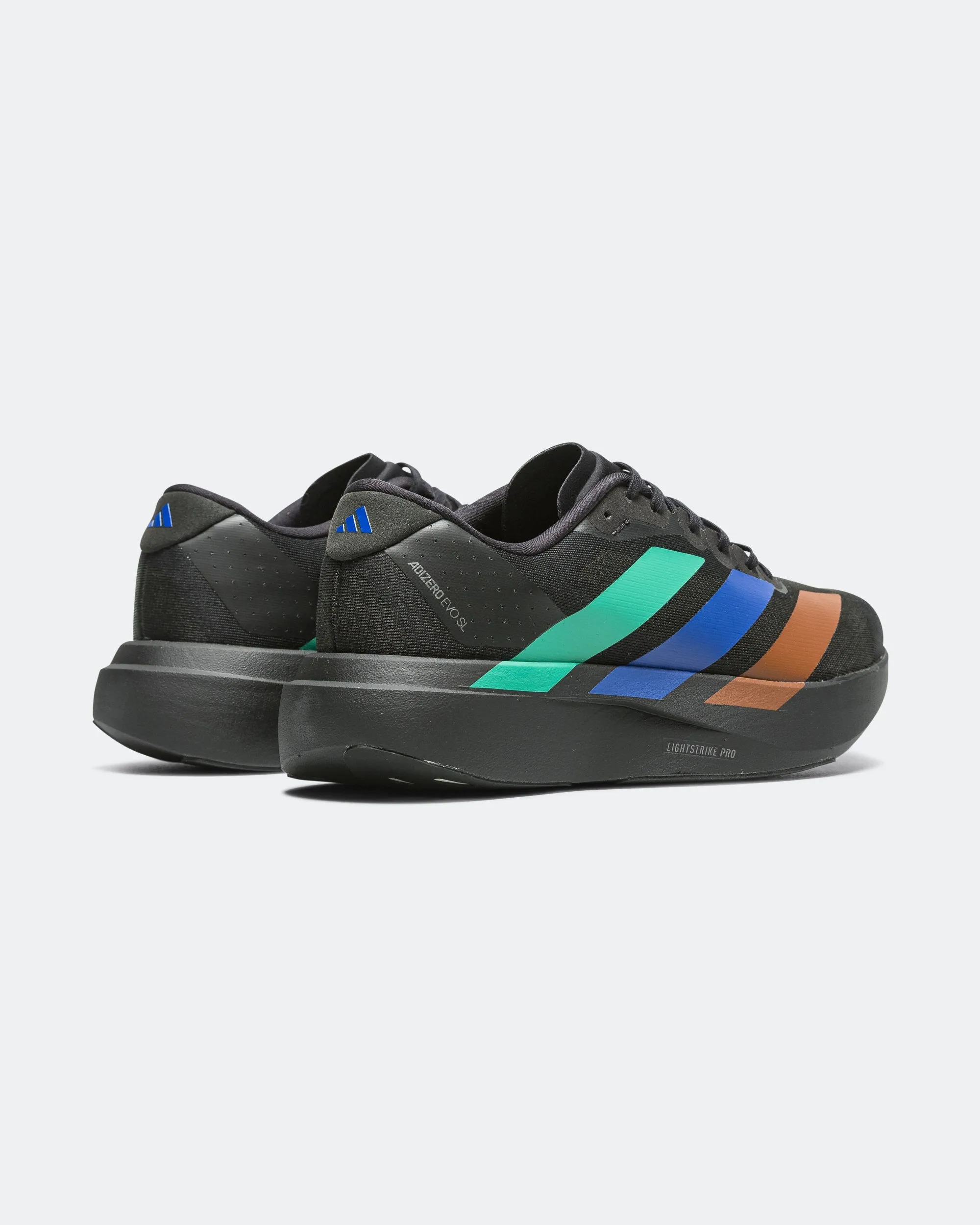 Neutral Gear Mens Adizero Evo SL x Humanrace - Core Black/Semi Court Green-Semi Lucid Blue