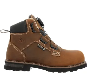 Rocky Men's Grindstone XTR BOA? 6" Waterproof Comp Toe Work Boot Fresh Design Travel Choice