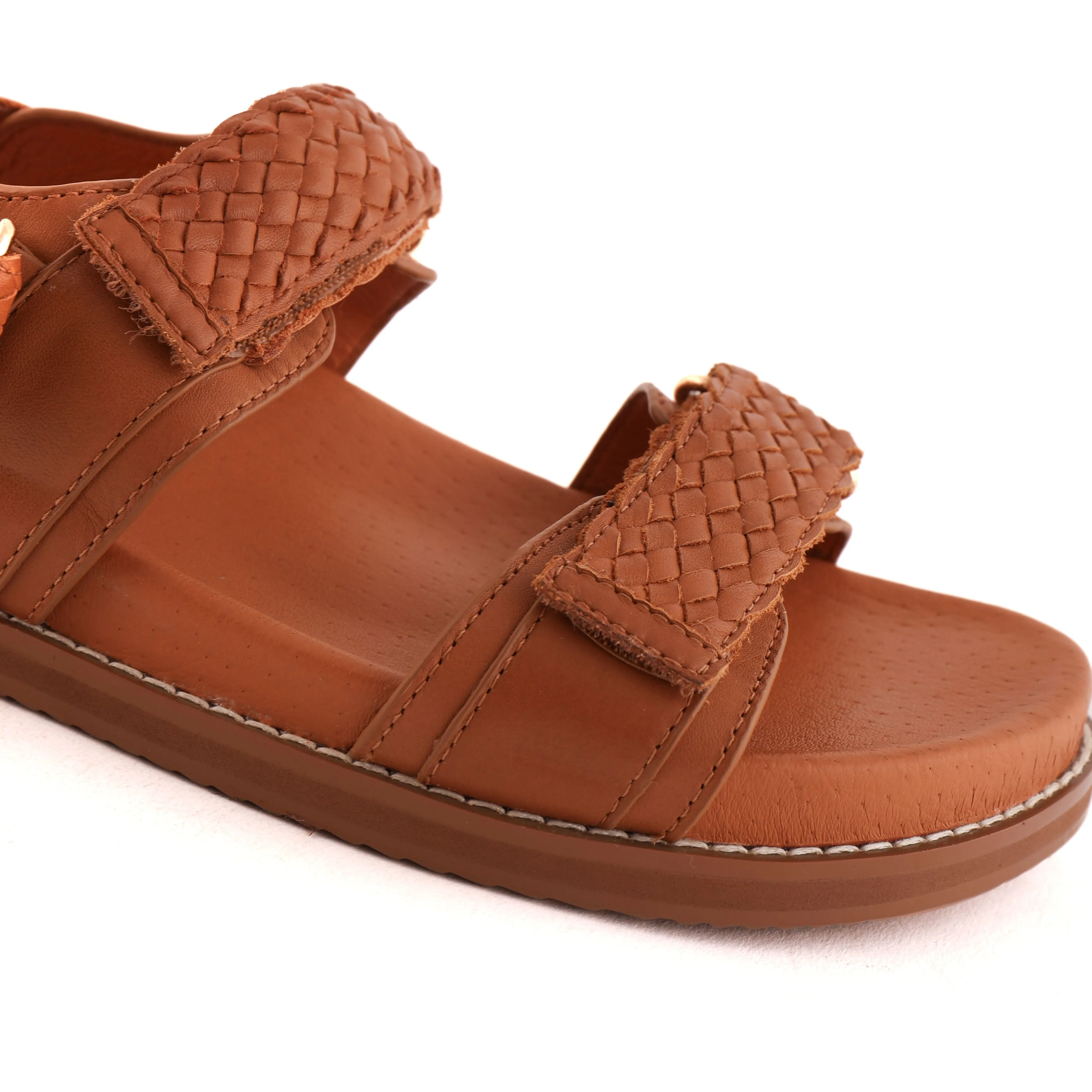 Sweat Wicking Lining Slide Style RUSTY PLAIT Tan