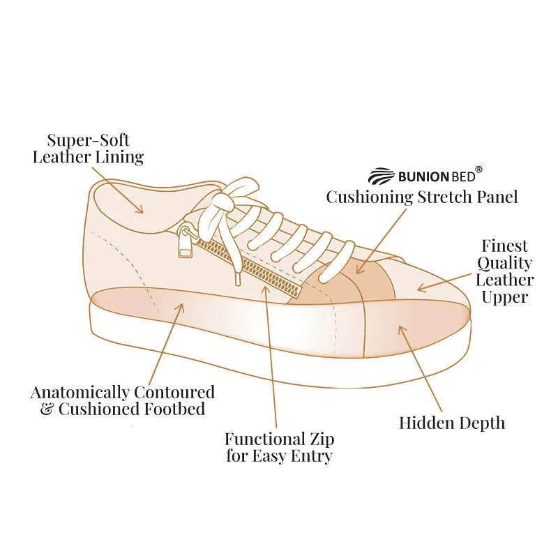 MEN'S Statement: Black Leather Adaptive Lacing System