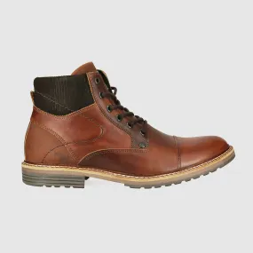 Roll Bar Stabilizer Comfort Lining Adventure Seeker Cradle Lace Up Boots Tan