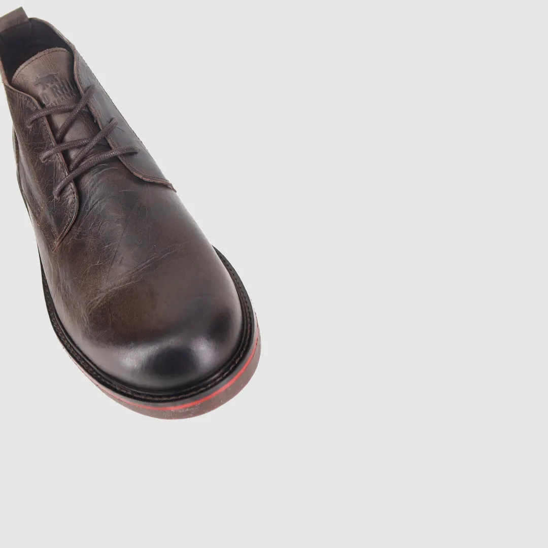 Eco Material Rainy Days Rugged Built All Day Worker Craft Lace Up Boots Brown