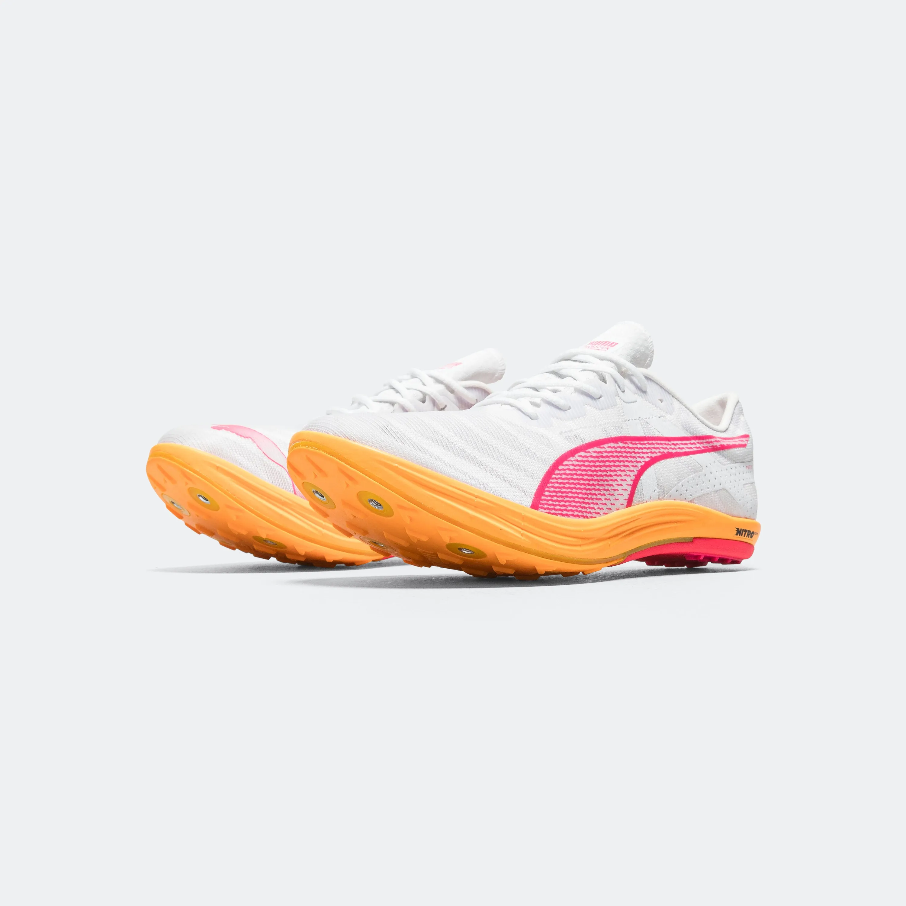 Ankle Room Camp Step Crossfox NITRO Elite - White/Sun Stream-Sunset Glow
