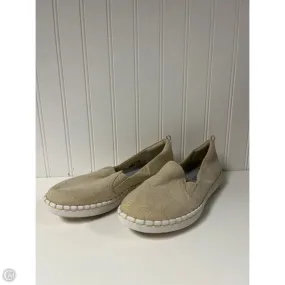 Shoes Flats By Clarks In Gold, Size: 7.5 Wear-Ready Shoes