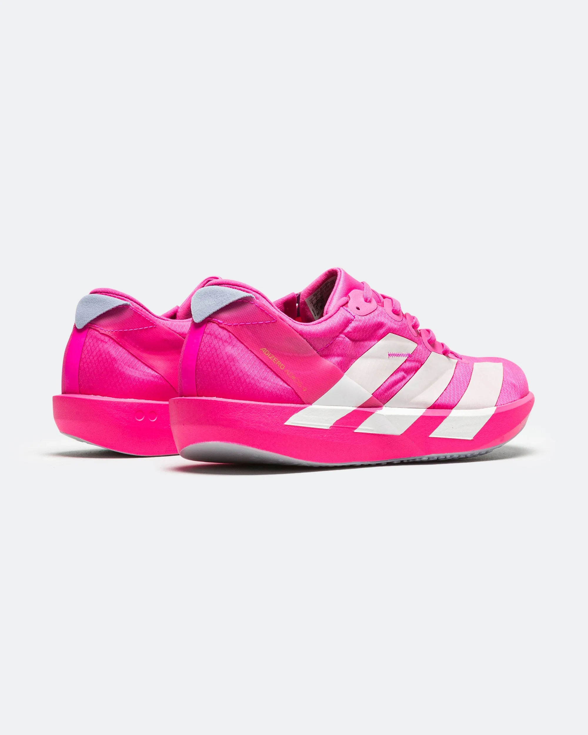 Tunnel Walk Neutral Color Palette Womens Adizero Adios 9 - Shock Pink/Zero Metallic-Silver Violet