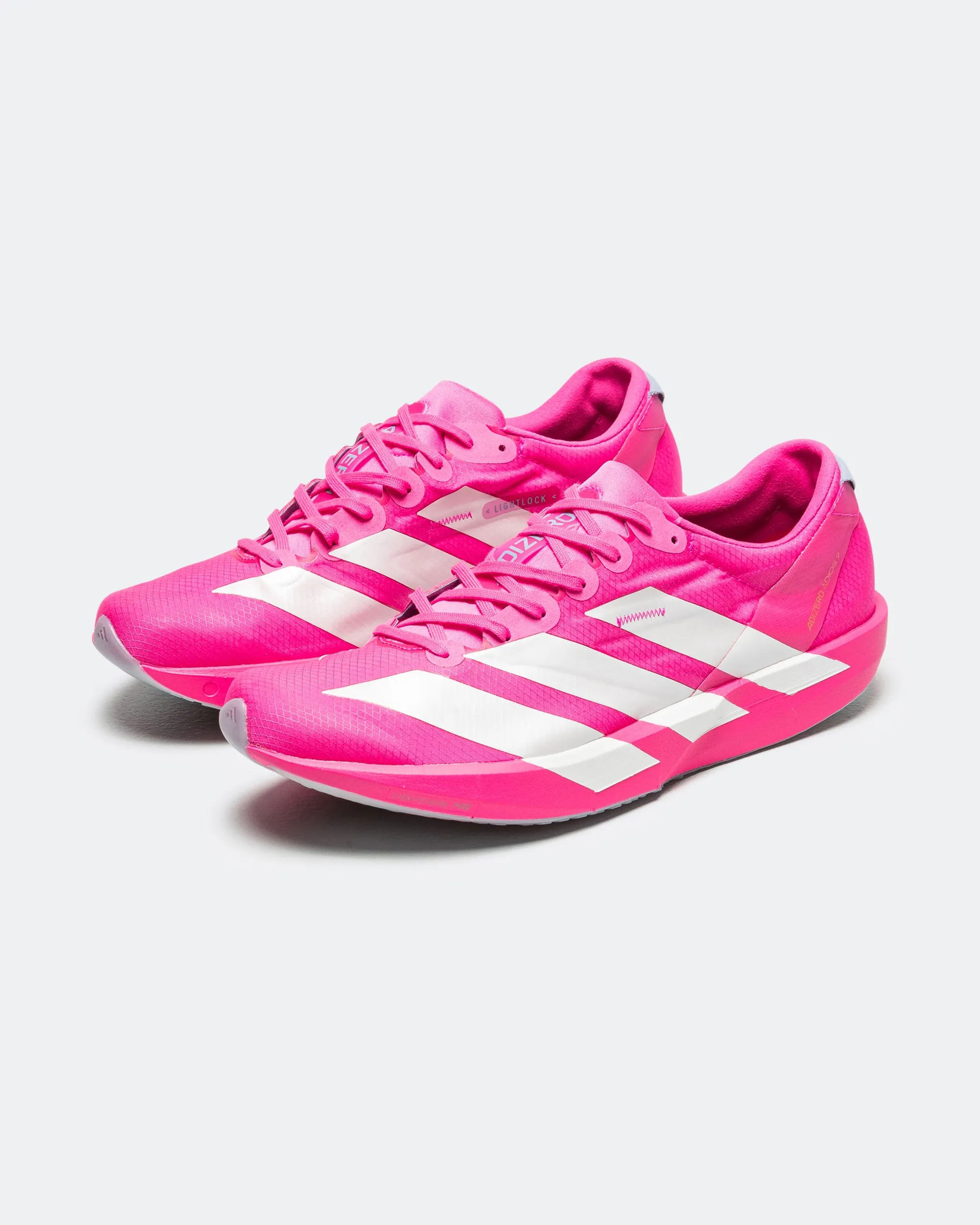 Womens Adizero Adios 9 - Shock Pink/Zero Metallic-Silver Violet Casual Performance Enhanced grip